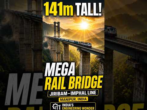Manipur's 141-Metre Railway Pier: Engineering the Jiribam-Imphal Line
