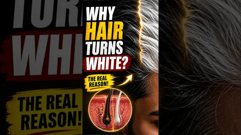 Why Hair Turns White: Melanin, Melanocytes, Ageing and Genetics